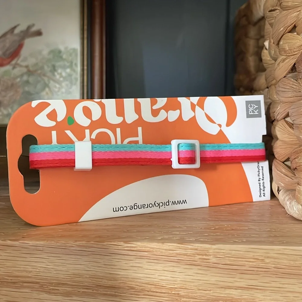 [ Picky Orange Kitty Cat Kitten Collar with Bell ]